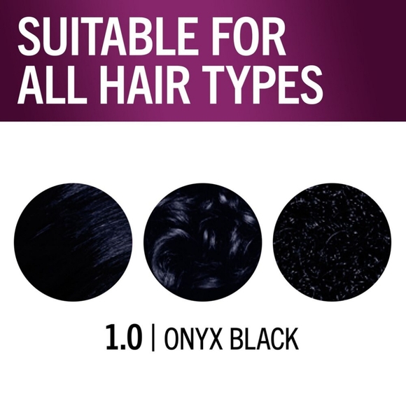 NEW Schwarzkopf Keratin Color Permanent Hair Color Dye 1.0 Black Onyx Gray Cover - Picture 5 of 8